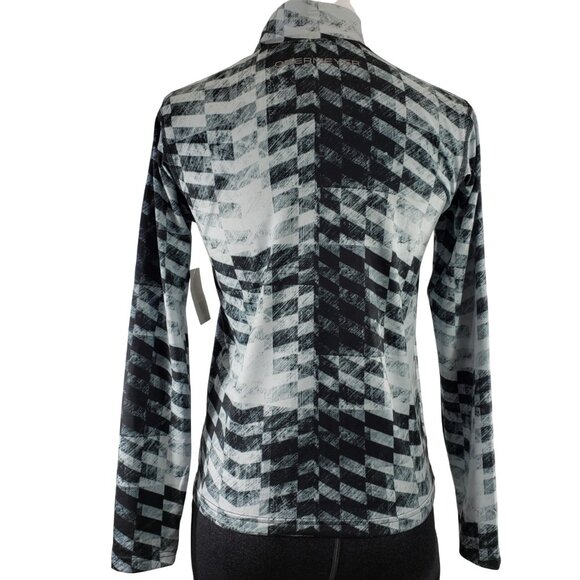 Obermeyer Grey Black 1/4 Zip Base Layer Girls 12-14, Fits Women Small, NWT - Picture 4 of 9